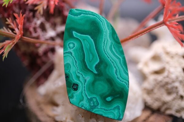 41.40ct 42.3x21.5mm Natural Malachite