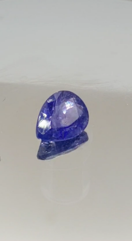 3.05ct 7.8x10.3mm Pear Natural  Tanzanite, Tanzania