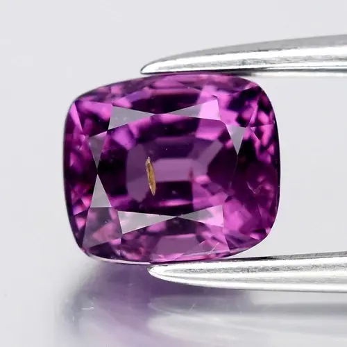 1.03ct 5.7x5mm VS Cushion Natural Purple Spinel - Tanzania