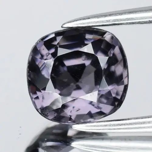 1.04ct 6x5.8mm Cushion Natural Purple Spinel - Burma