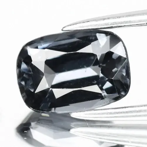 1.04ct 7x5mm VS Cushion Natural Violet Gray Spinel - Burma