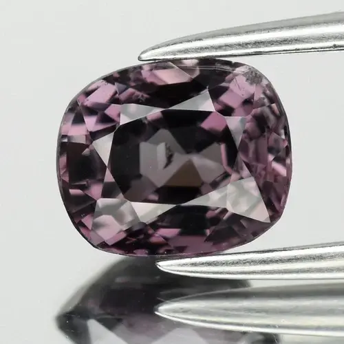 1.05ct 6.3x5.3mm VS Cushion Natural Purple Spinel - Burma