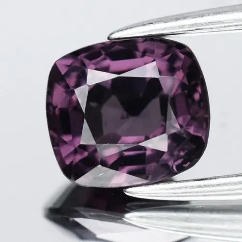 1.11ct 6x5.5mm VS Cushion Natural Purple Spinel - Burma