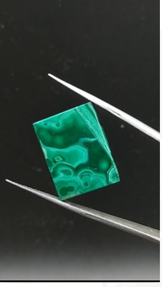 24.25ct 22.3x21.2mm Natural Malachite