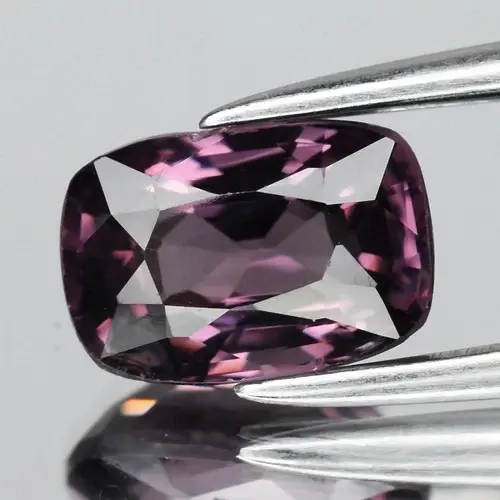 1.11ct 7x4.8mm VS Cushion Natural Purple Spinel - Burma