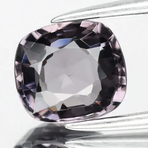 1.11ct 6.5x6mm VVS Cushion Natural Purple Spinel - Burma