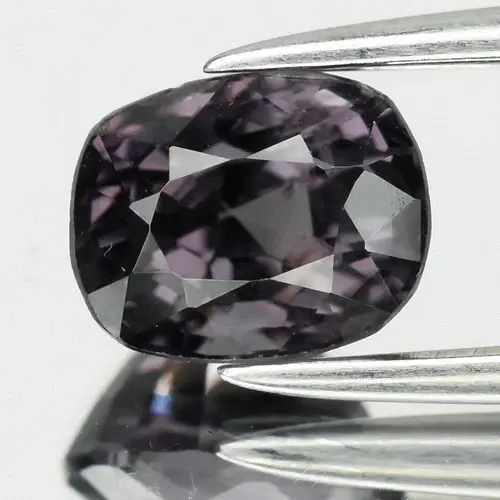 1.11ct 6.2x5mm VS Cushion Natural Purple Spinel - Burma