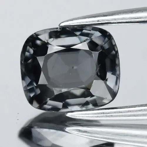 1.13ct 6.7x5.8mm VS Cushion Natural Titanium Spinel - Burma