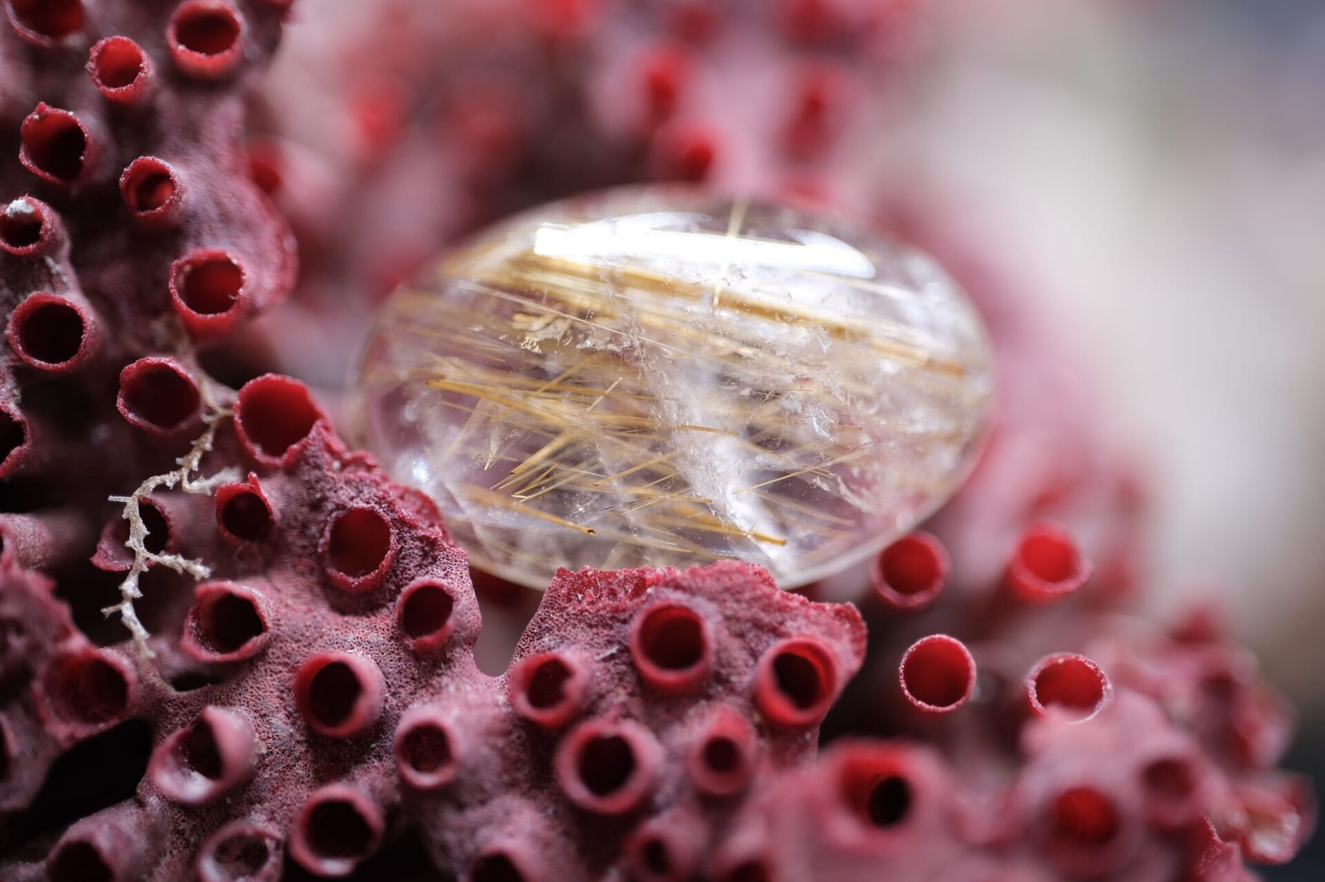 8.25ct 18.7x12.1mm Natural Golden Rutilated Quartz