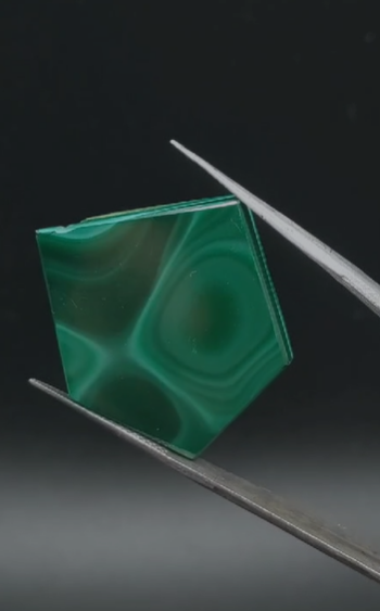 36.25ct 29.1x25.7mm Natural Malachite