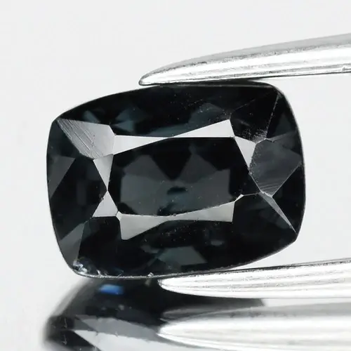 1.13ct 6.7x5mm VS Cushion Natural Deep Greenish Blue Spinel - Burma
