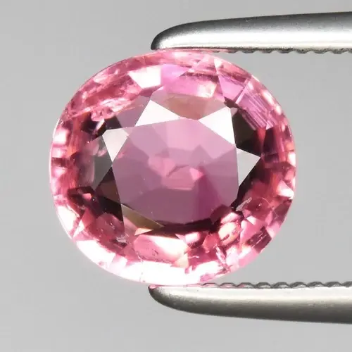 1.14ct 7x6.5mm VS Cushion Natural Pink Tourmaline - Unheated, Africa