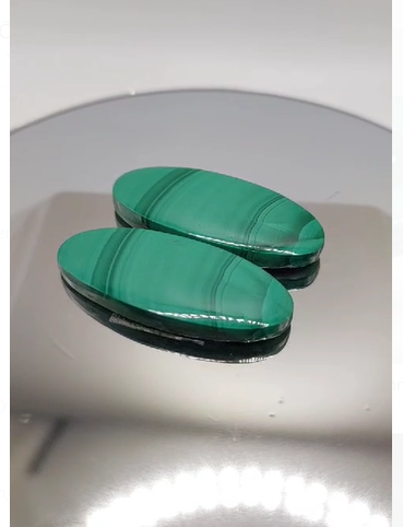 50.20ct  31.7x13.5mm Natural Malachite