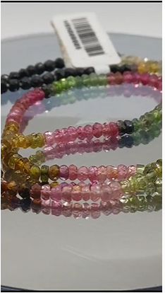 3.2 Gram 2.4mm Natural Turmalin Dizi