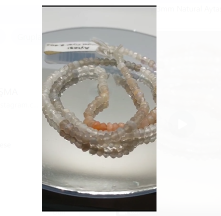 4.50 Gram 3mm Natural Multi Color Aytaşı Dizi