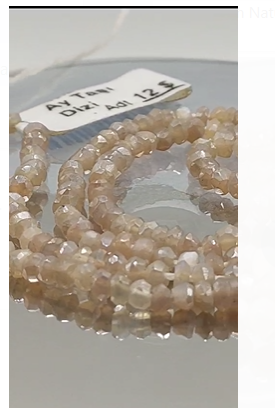 4.55 Gram 3mm Natural Aytaşı Dizi