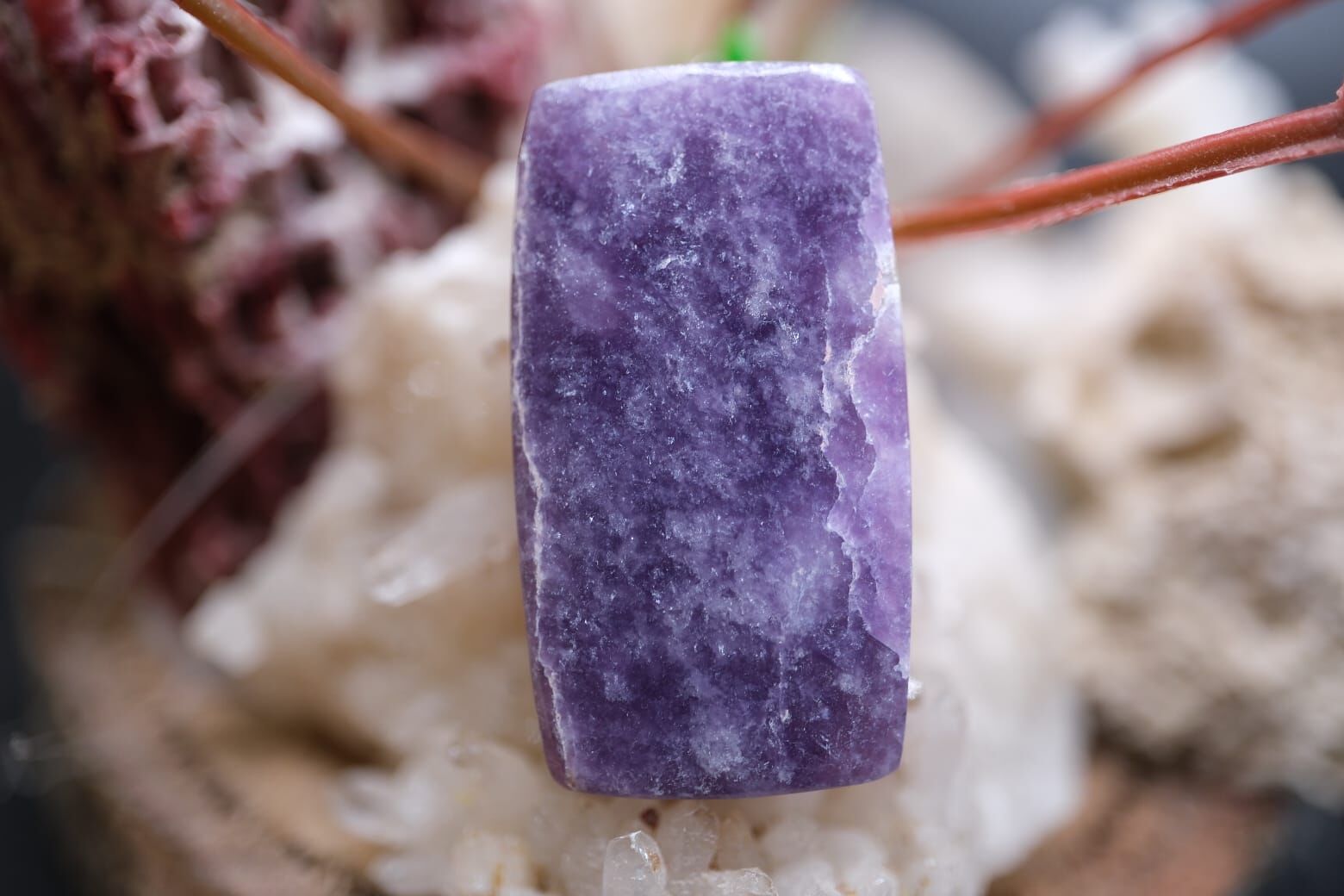 17.95ct 29.4x16mm Natural Lepidolite