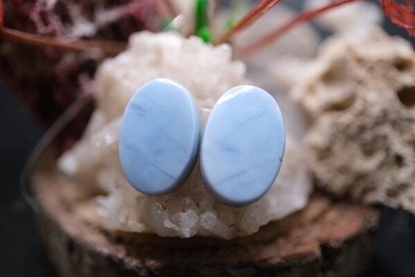 15.65ct 17.6x11.9mm Natural Blue Opal Pair