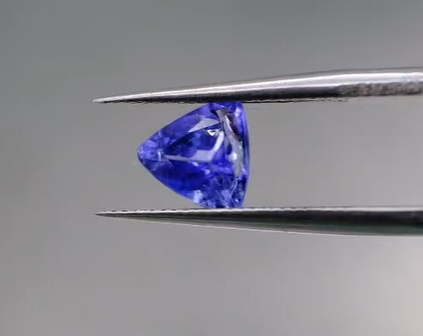 1.19ct 7.1x6.9mm Trillion Natural Tanzanite , Tanzania