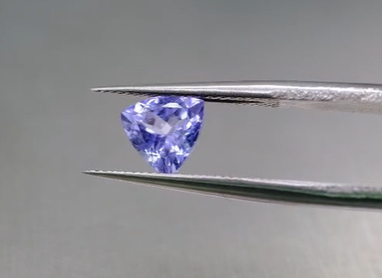 1.22ct 7x6.7mm Trillion Natural Tanzanite , Tanzania