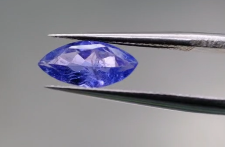 1.28ct 10.8x5mm Marquise Natural Tanzanite , Tanzania