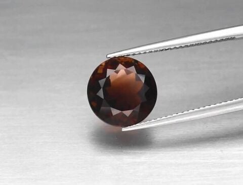 5.98ct 10.7mm VVS Round Natural Champagne Topaz, Brazil