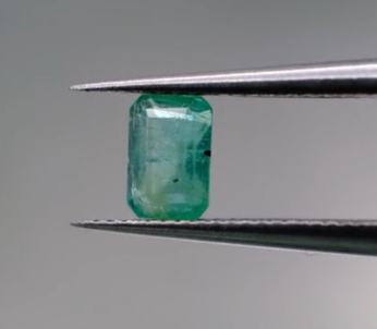 0.62ct 5.7x3.9mm Octagon Natural Emerald , Zambia