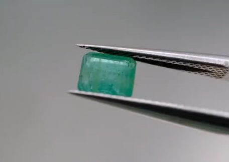 0.70ct 5.6x4.7mm Octagon Natural Emerald , Zambia