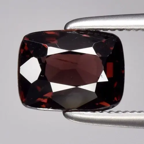 1.31ct 7x5.3mm VS Cushion Natural Mahogany Red Spinel - Burma