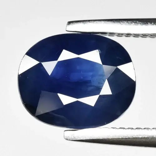1.32ct 7x5.8mm Oval Natural Blue Sapphire - Heated, Australia