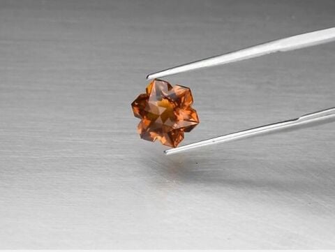 2.42ct 8.6x8.6mm VS Snowflake Natural Yellow Quartz, Brazil