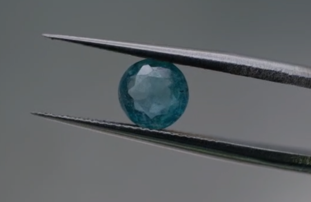 0.98ct 5.9mm Round Natural Emerald , Zambia