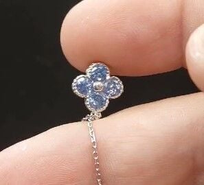 2.16gr. 925 Ayar Gümüş, 1.00ct Natural Tanzanit Kolye