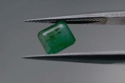 0.98ct 5.9x5.3mm Octagon Natural Emerald , Zambia