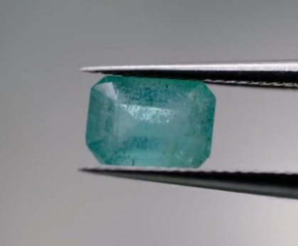 1.02ct 7.2x5.2mm Octagon Natural Emerald , Zambia