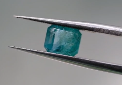 1.19ct 6.6x5.3mm Octagon Natural Emerald , Zambia