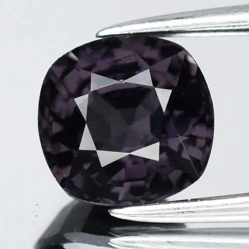 1.53ct 6.5x6.5mm VS Cushion Natural Purple Spinel - Burma