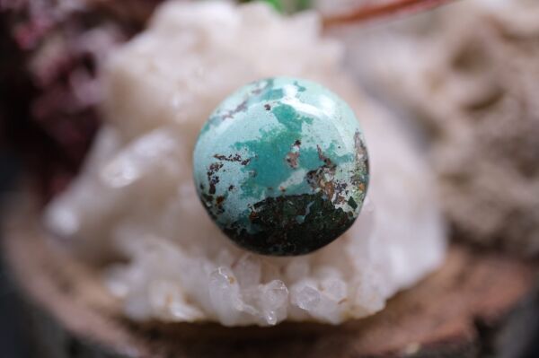 8.75ct 16.1x15.8mm Natural Turquase Pair