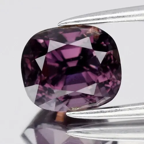 1.61ct 6.5x5.7mm VS Cushion Natural Purple Spinel - Burma