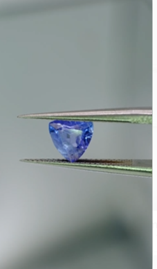 0.87ct 6.1mm Trillion Natural Tanzanite , Tanzania