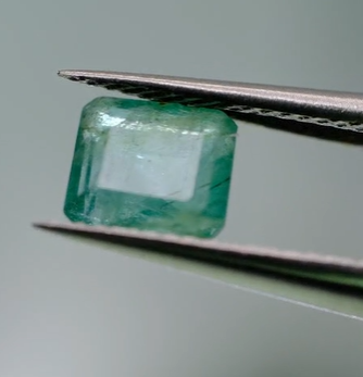 0.85ct 5.7x5.2mm Octagon Natural Emerald Zambia