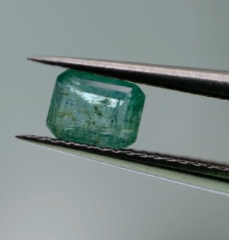 0.33ct 4.6x3.5mm Octagon Natural Emerald Zambia