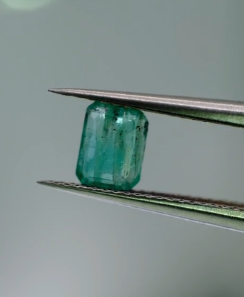 0.52ct 5.3x4.1mm Octagon Natural Emerald Zambia