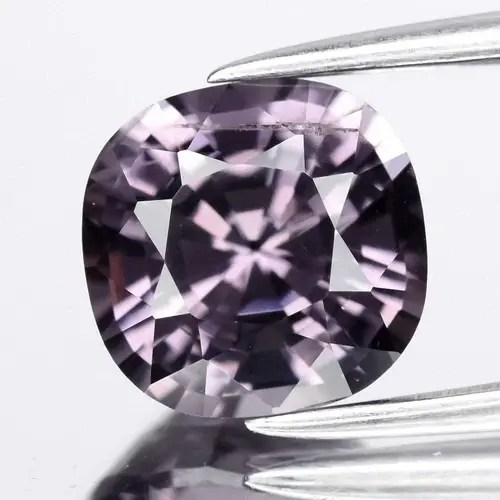 2.04ct 7.3x7.2mm VVS Cushion Natural Purple Spinel - Burma