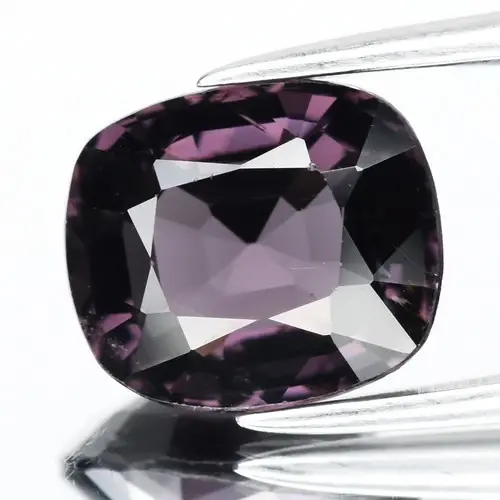 2.17ct 8.3x7mm VS Cushion Natural Purple Spinel - Burma