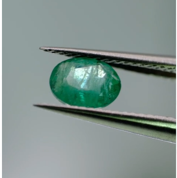 0.56ct 6x4.6mm Octagon Natural Emerald Zambia
