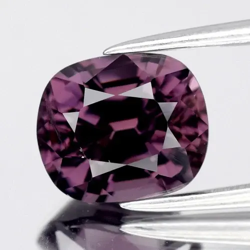 2.27ct 8x6.8mm IF Cushion Natural Purple Spinel - Superb, Burma