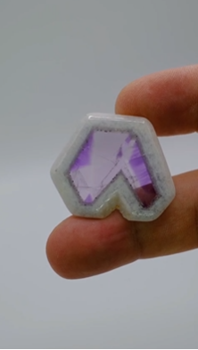 51.05ct 37.2x31.9mm Natural Trephce Amethyst