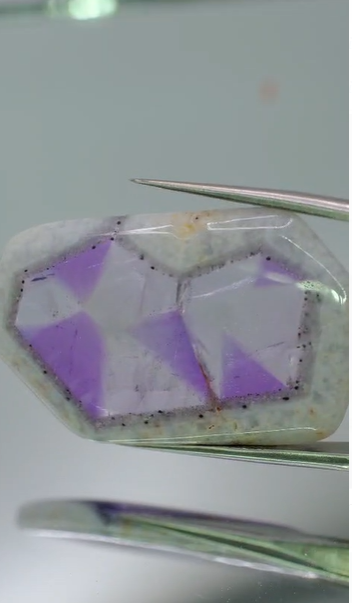 37.70ct 36.3x22.3mm Natural Trephce Amethyst