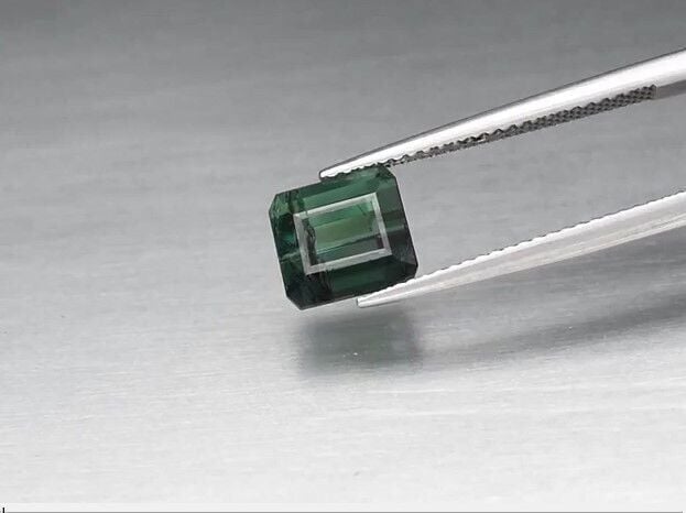 2.63ct 7.7x7mm Octagon Natural Unheated Green Tourmaline, Mozambique